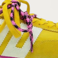 BACK70 Rocket Cotton Sun Yellow Sneaker, upper detail