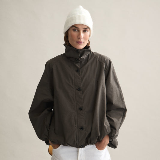 Ribbed Beanie In Snow