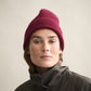 Ribbed Beanie In Wine