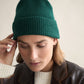Ribbed Beanie In Moss