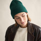 Ribbed Beanie In Moss