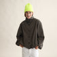 Ribbed Beanie In Fluo Yellow