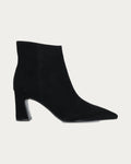 Bibi Lou Saint Ankle Boot In Black Suede, side view