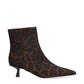 Leopard Print Boot With Side Zip