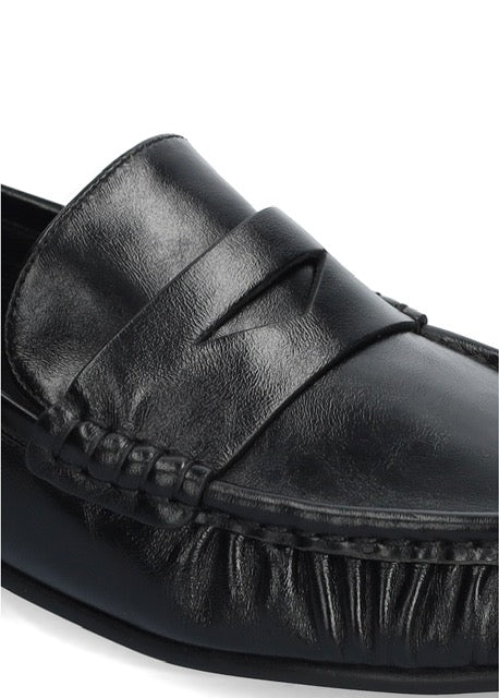 Leopard Print Loafer In Pony Hair