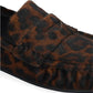 Pony Hair Leopard Print Loafer