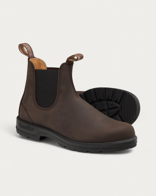 Blundstone 2340 Brown Chelsea boot - pair and sole view