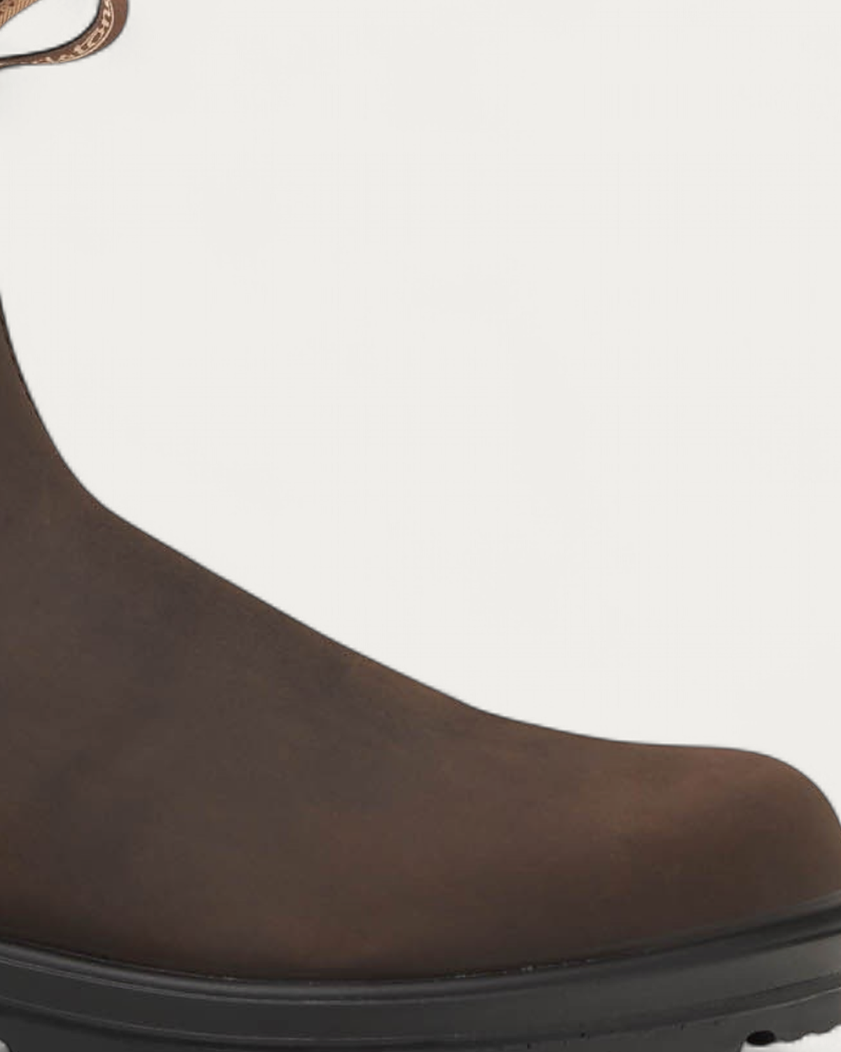 Blundstone 2340 Brown Chelsea boot - toe leather detail