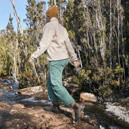 Blundstone 2340 Brown Chelsea boots on location