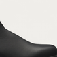 Blundstone 508 Black with Red Chelsea Boot smooth black leather toe detail