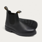 Pair of Blundstone 510 Black Leather Chelsea Boots showing the outsole tread