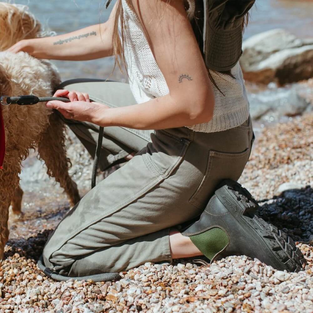 Blundstone 519 Brown With Olive Chelsea Boot - view 7