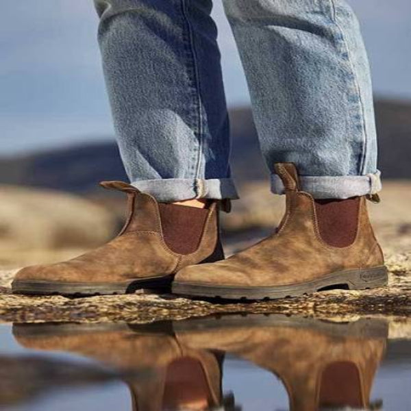 Blundstone 585 Rustic Brown Chelsea Boot - view 8