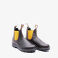 Brown Chelsea Boot With Mustard