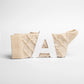 Aydo Studios Barasov Crossover socks in Folded Light, styled shot