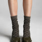 Aydo Studios Barasov Crossover socks in Silent Matter, worn detail