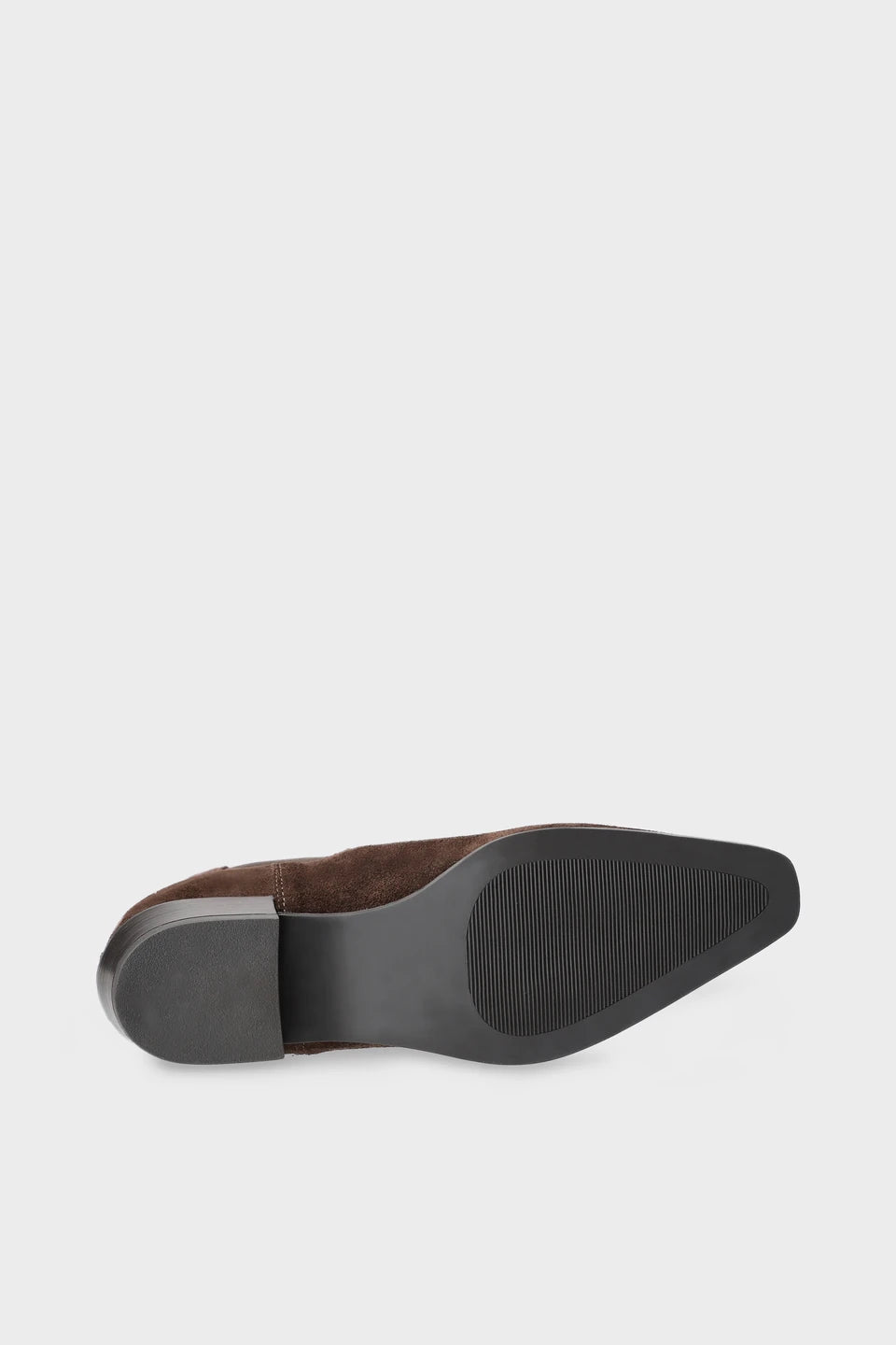 Copenhagen Studios Suede Chocolate Pointed Chelsea Boot - view 6