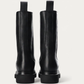 Copenhagen Studios CPH500 black leather Chelsea boots, back view with pull tabs