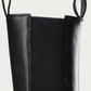 Pull tab and elastic gusset on the Copenhagen Studios CPH500 black leather boot