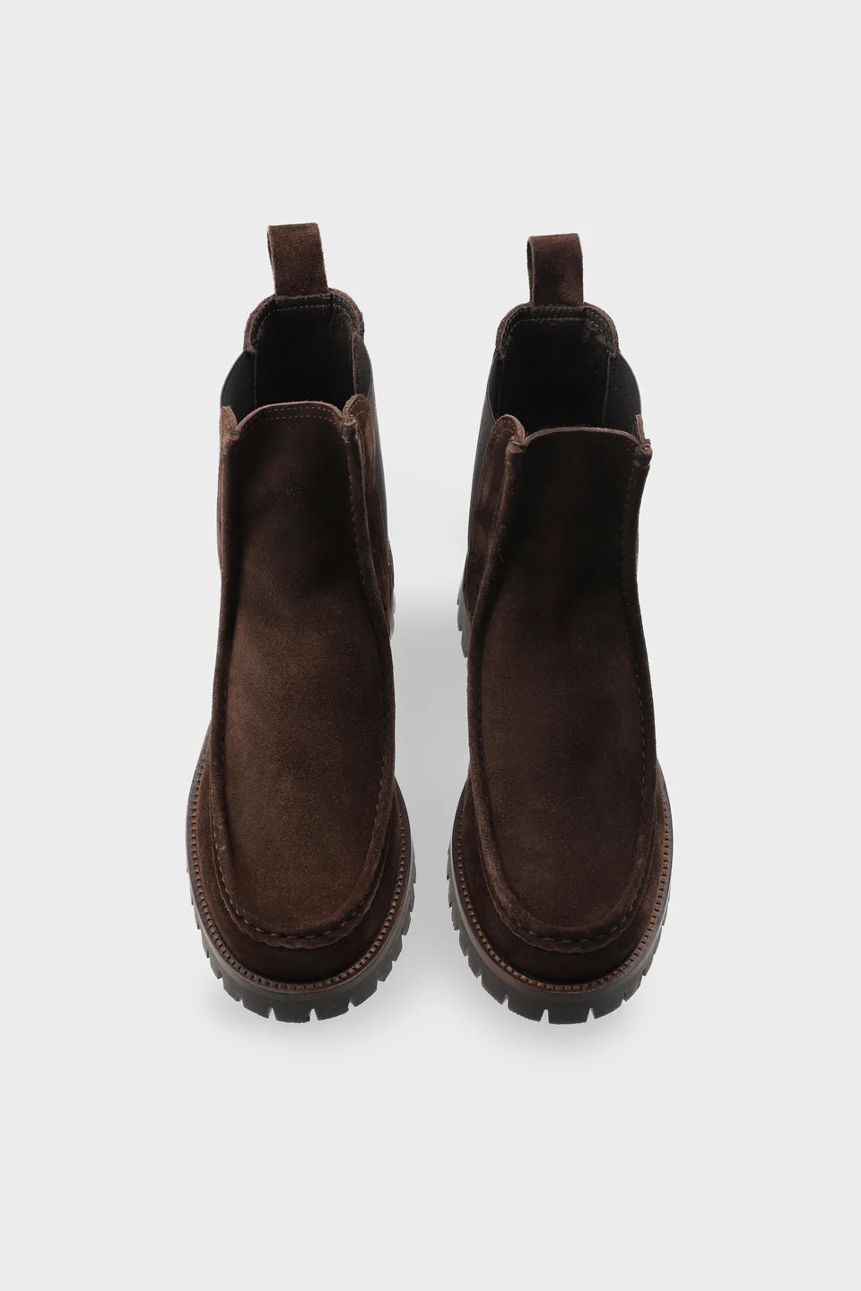 Copenhagen Studios Suede Chocolate Chelsea Boot - view 3