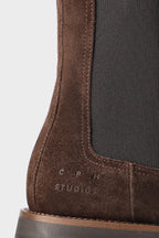 Copenhagen Studios Suede Chocolate Chelsea Boot - view 4