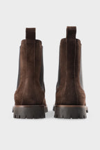 Copenhagen Studios Suede Chocolate Chelsea Boot - view 5