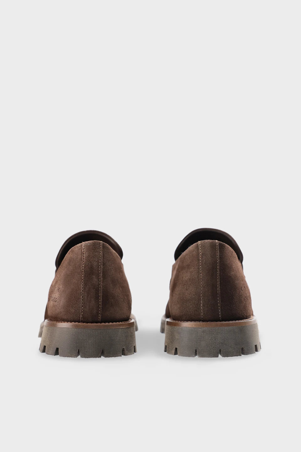 Copenhagen Studios Suede Chocolate Penny Loafer - view 5