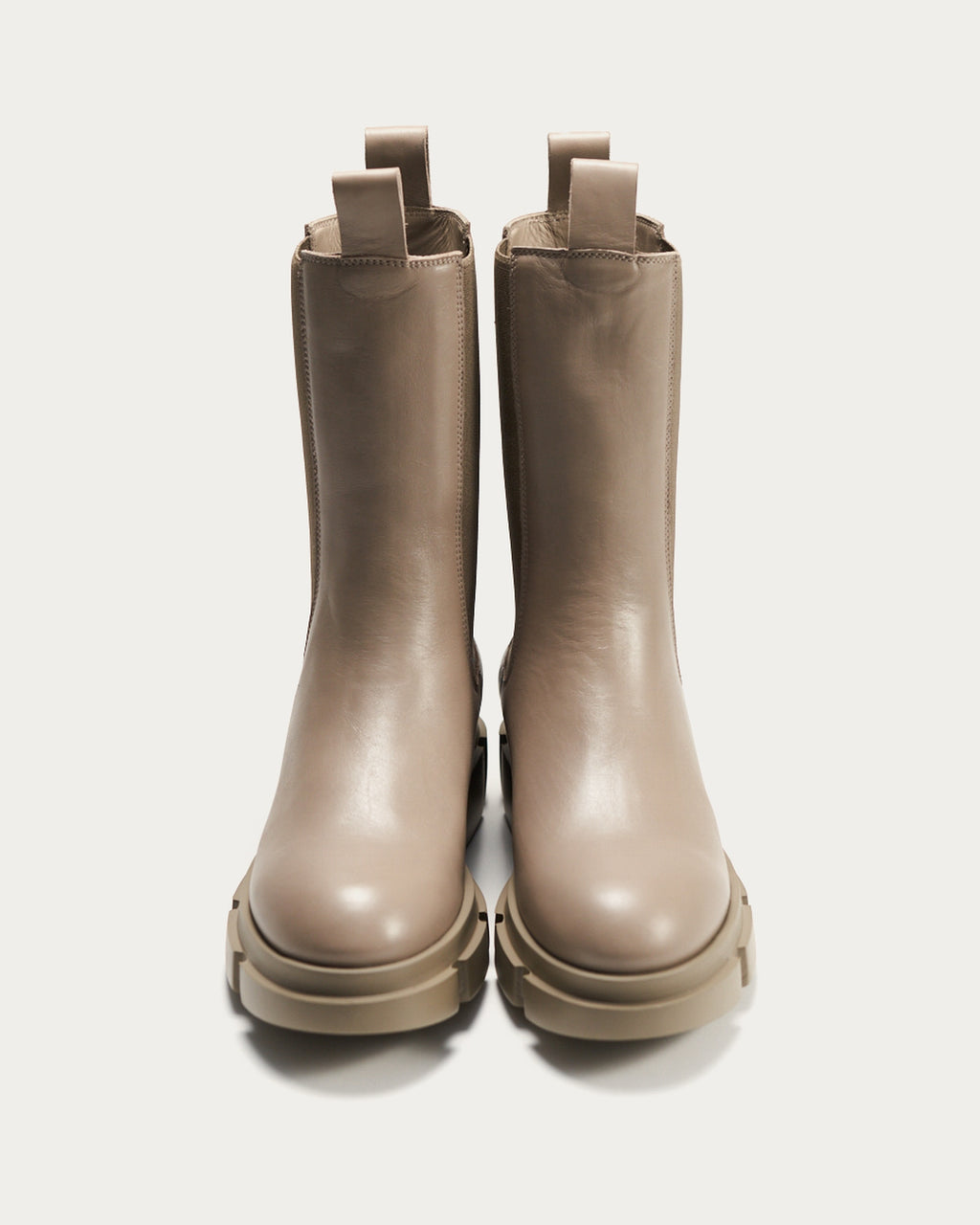 Pair of Copenhagen Studios fango leather Chelsea boots, front view