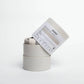 Aydo Studios Copenhagen socks in Pigeon, signature tube packaging