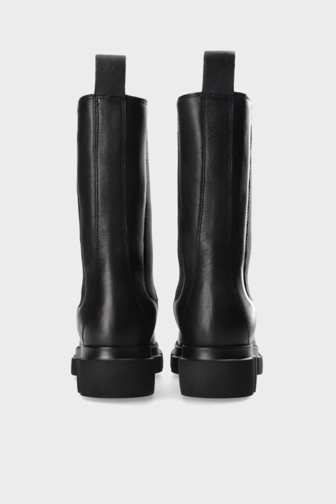 CPH500 Black Leather High Chelsea Boot
