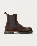 Copenhagen Studios Suede Chocolate Chelsea Boot - view 1