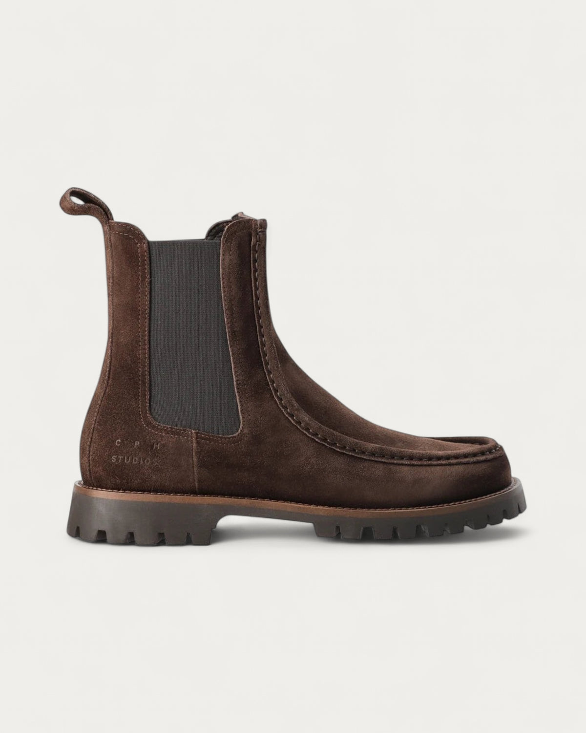 Copenhagen Studios Suede Chocolate Chelsea Boot - view 1