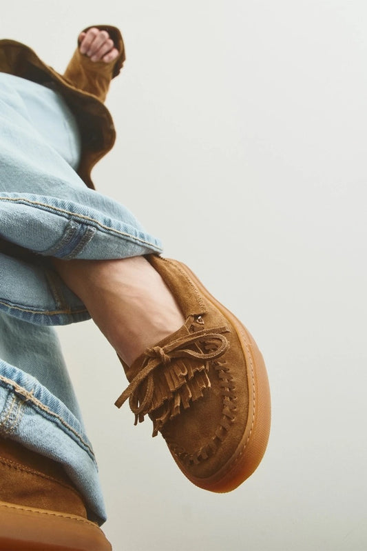 Moccasin With Fringe Detail