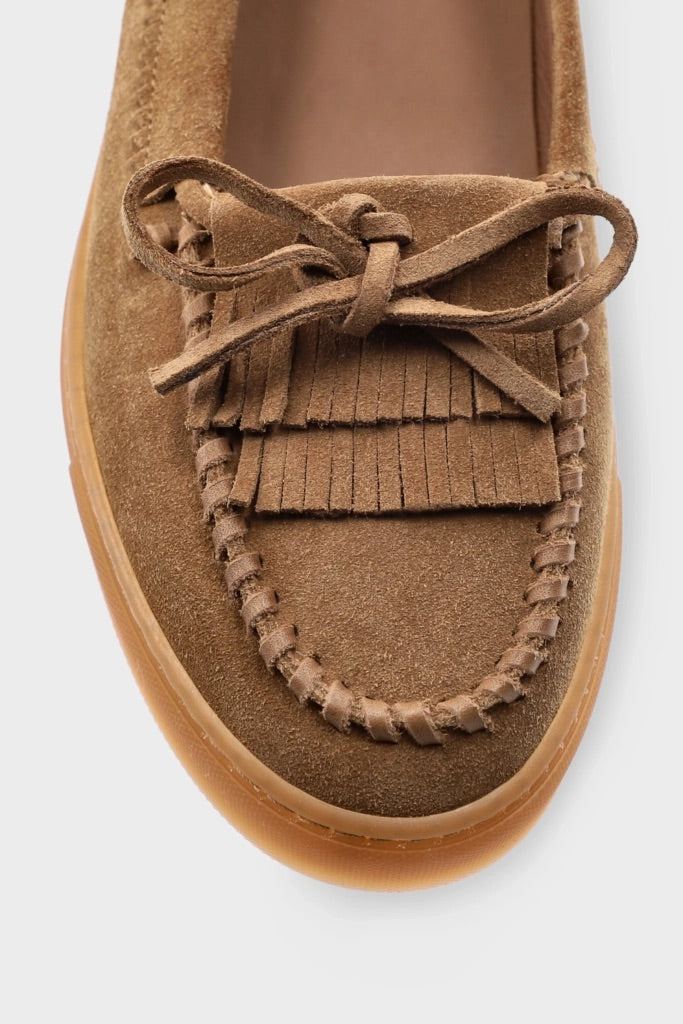 Moccasin With Fringe Detail