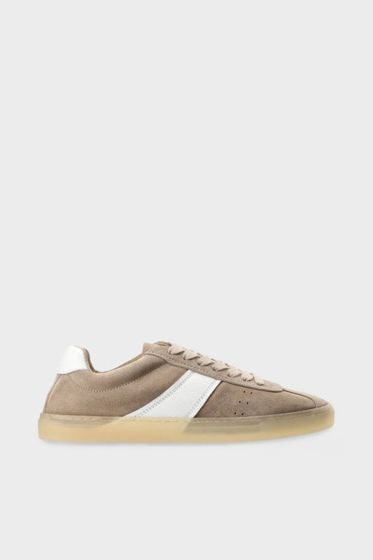 Suede Sneaker With Gum Sole