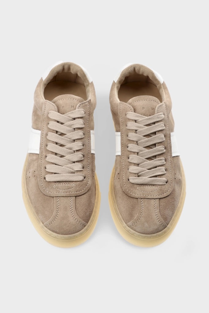 Suede Sneaker With Gum Sole