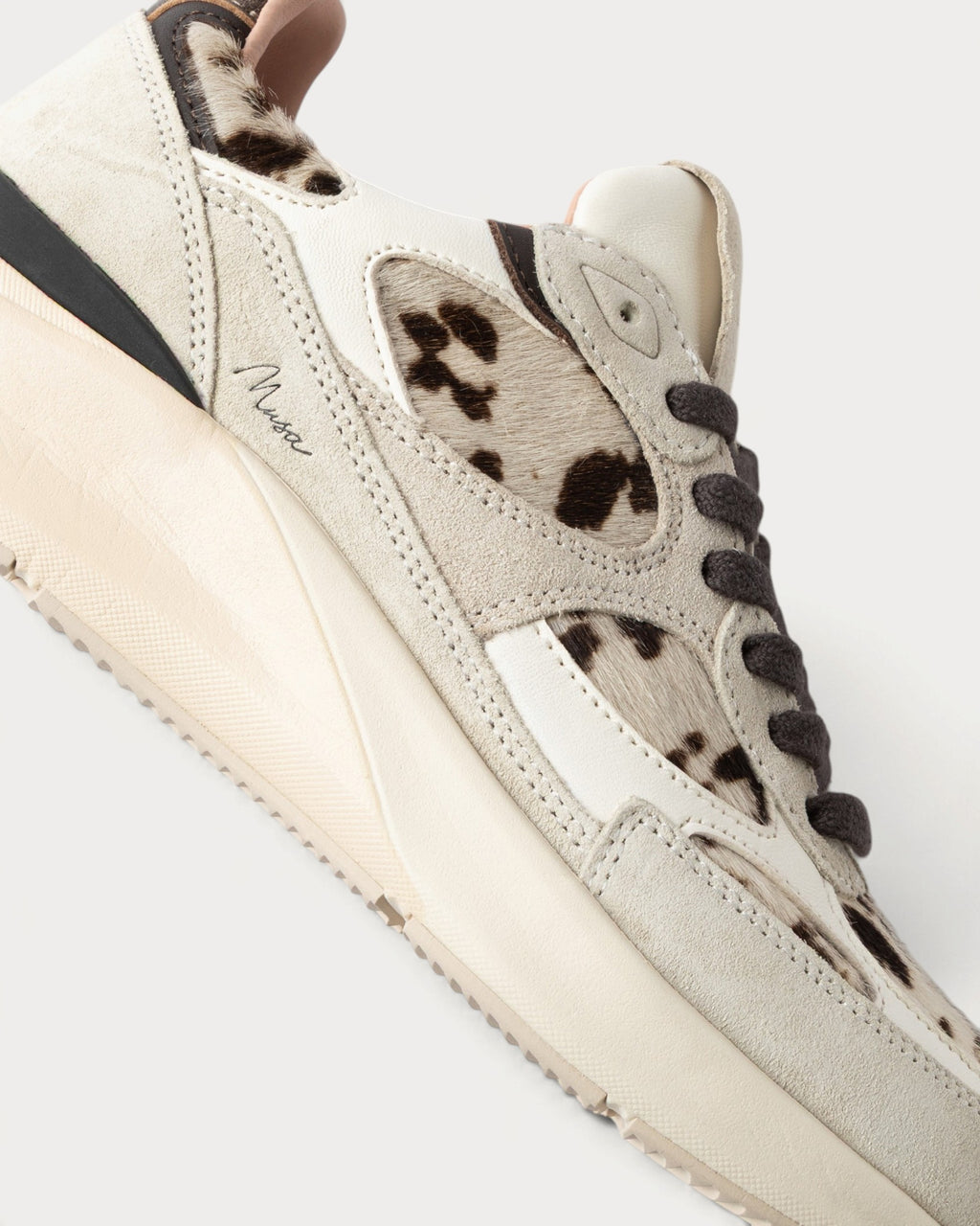 D.A.T.E. Musa Animalier Cow Sneaker - view 4