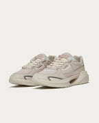Pair of D.A.T.E. Vela Hybrid pink sneakers, opposite three-quarter front view
