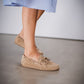 Embelleshed Suede Boat Shoe