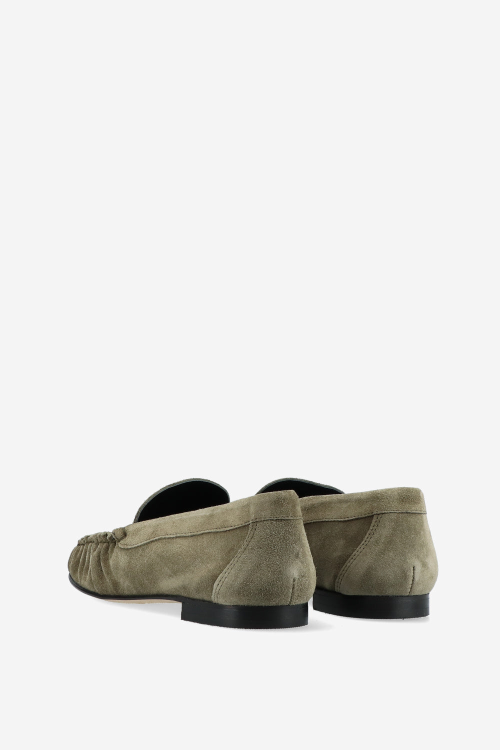 Elena Ruffle Loafer In Military
