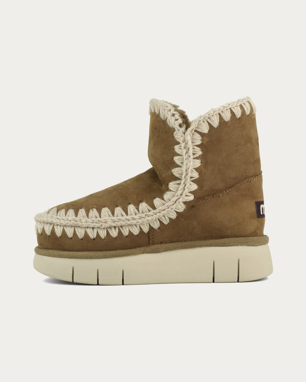 MOU Eskimo 18 Bounce cognac sheepskin ankle boot, opposite side view