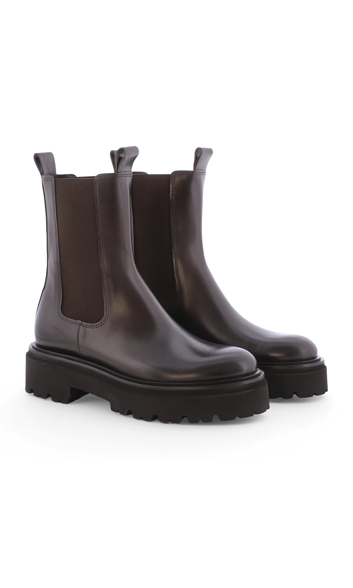 Brown Leather Chelsea Boot