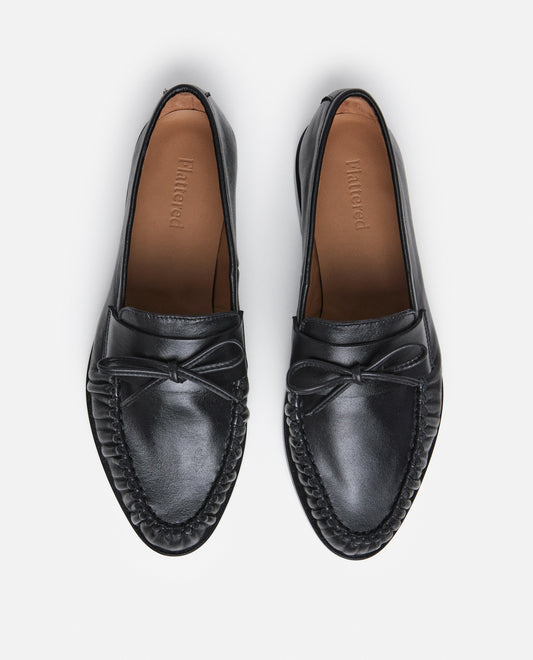 Dylan Leather Black Loafer