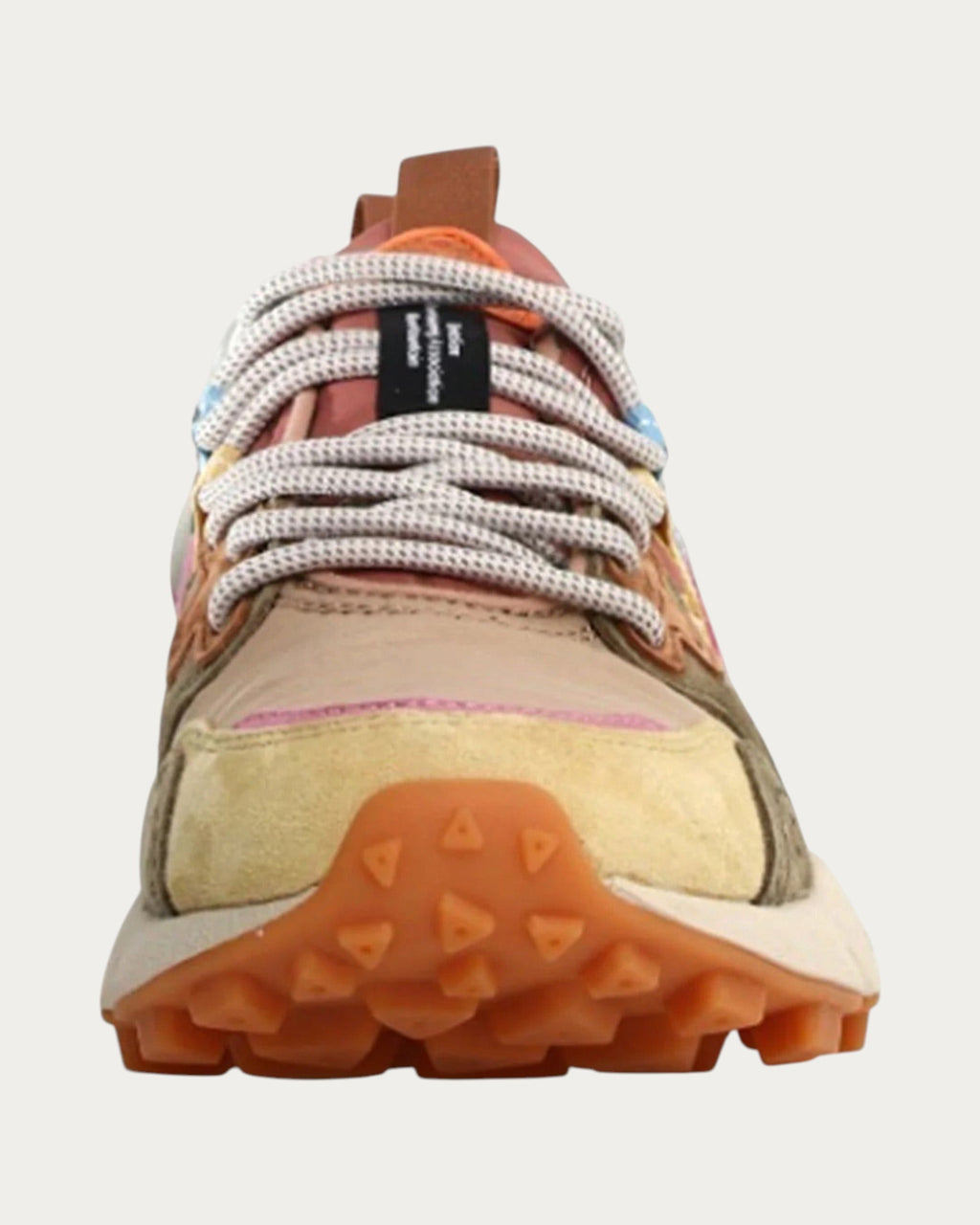 Flower Mountain Yamano 3 Cream Pink sneaker, front view