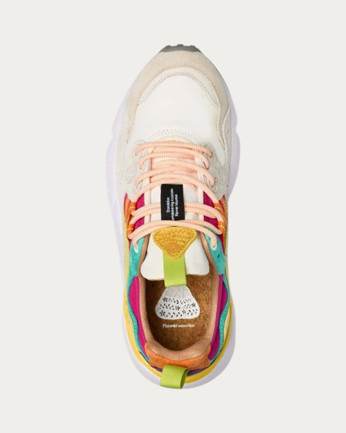 Flower Mountain Yamano 3 Multi sneaker, top-down view