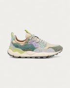 Flower Mountain Yamano Green Animalier Sneaker - side view