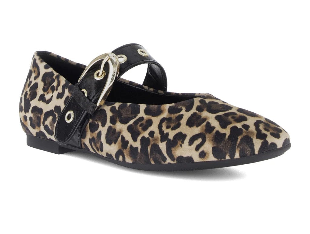 Leopard Pump With Strap