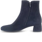 Navy Suede Ankle Boot