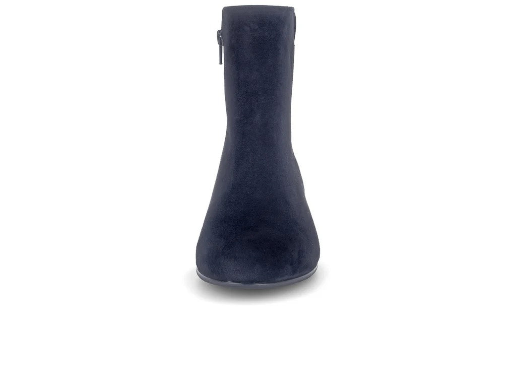 Navy Suede Ankle Boot