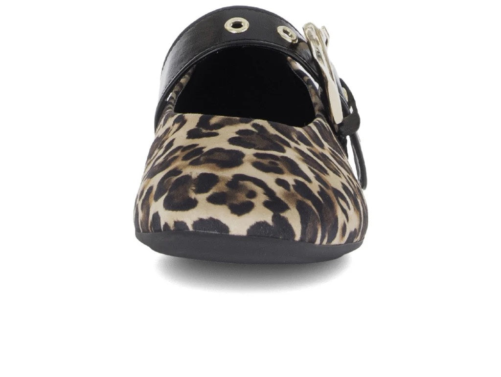 Leopard Pump With Strap